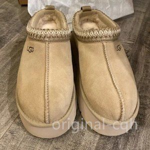 Ugg Women's Tazz Platform Slipper Mustard Seed NEW
